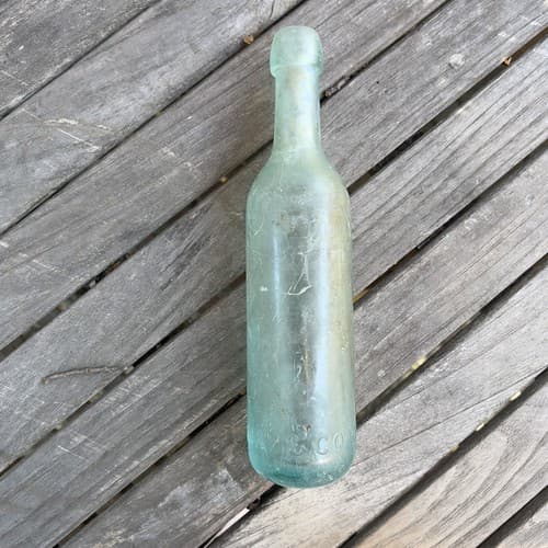 Rare VINCENT, HATHAWAY & Co BOSTON Round Bottom Bottle - Thumbnail 12