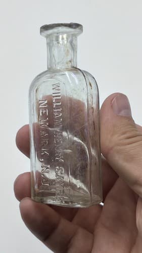 Rare Embossed William Henry Sayre Bottle Newark , NJ - Thumbnail 9