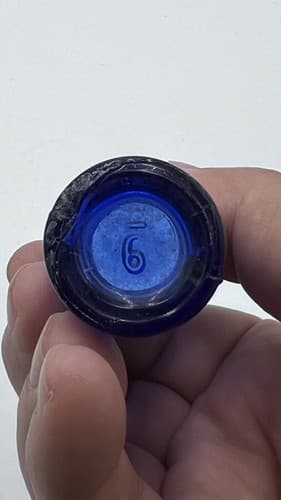 Vintage Cobalt Blue Glass Bottles LOT Of (4) Art BROMO Seltzer Emerson BALTIMORE - Thumbnail 6