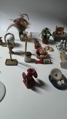 Dollhouse Miniature Lot 20+ Accessories 1:12 Scale - Thumbnail 6