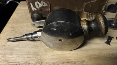1912 Albertson Sioux Manual Valve Grinder #400 Tool USA Original Box - Thumbnail 6