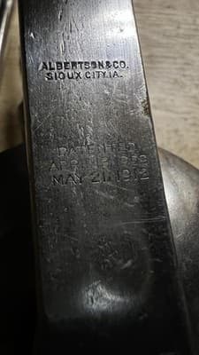 1912 Albertson Sioux Manual Valve Grinder #400 Tool USA Original Box - Thumbnail 3