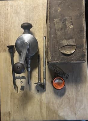 1912 Albertson Sioux Manual Valve Grinder #400 Tool USA Original Box - Thumbnail 11