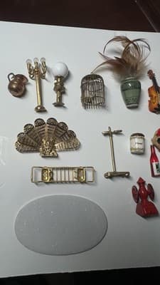 Dollhouse Miniature Lot 20+ Accessories 1:12 Scale - Thumbnail 4