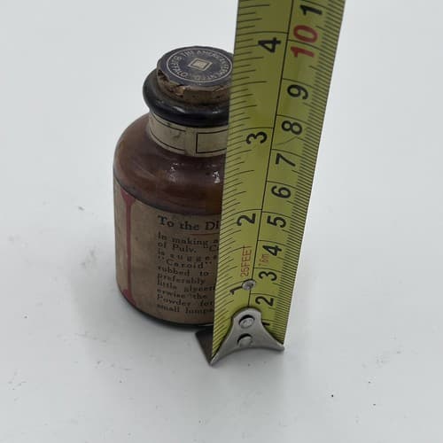 c1930s Caroid Carica Papaya The American Ferment Co. ,Apothecary Medicine Bottle - Thumbnail 7