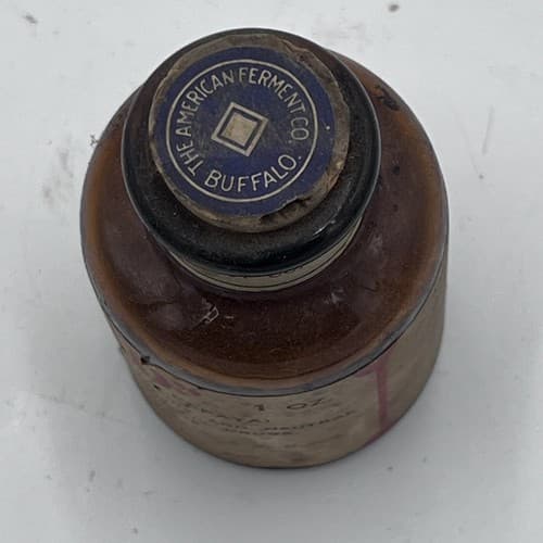 c1930s Caroid Carica Papaya The American Ferment Co. ,Apothecary Medicine Bottle - Thumbnail 4