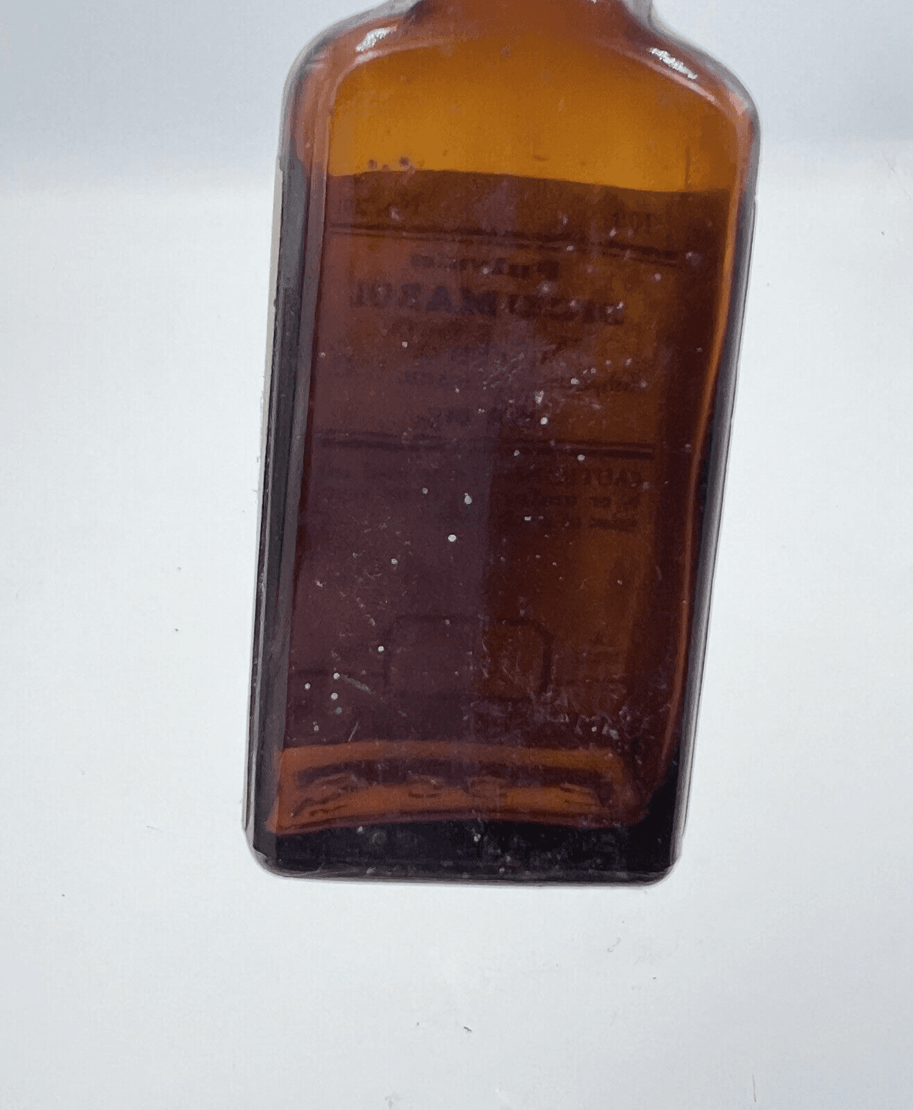 Dicumarol Amber Glass Bottle 4" Lilly *** EMPTY NOT FOR CONSUMPTION *** - Thumbnail 5