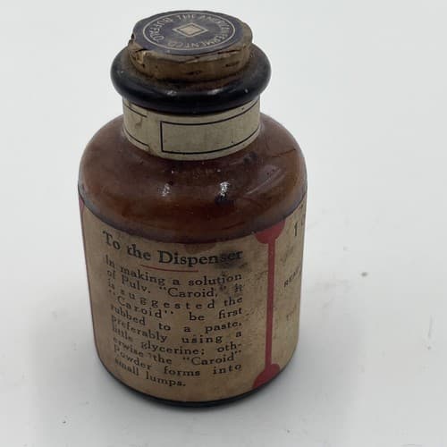 c1930s Caroid Carica Papaya The American Ferment Co. ,Apothecary Medicine Bottle - Thumbnail 5