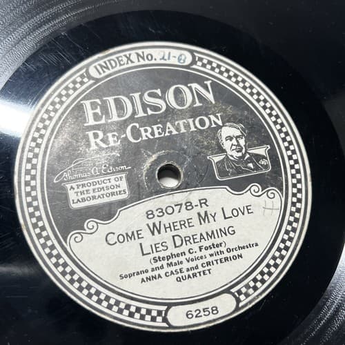 EDISON DIAMOND DISC 83078-R Come me where my love lies ￼/Angels, Everbright - Thumbnail 5