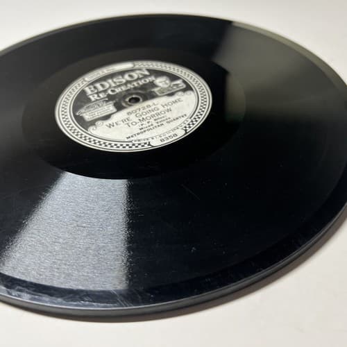 EDISON Recreation DIAMOND DISC 80728-R Crossing the bar/we're going home tomorro - Thumbnail 3
