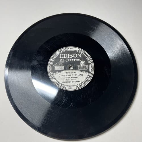 EDISON Recreation DIAMOND DISC 80728-R Crossing the bar/we're going home tomorro - Thumbnail 4