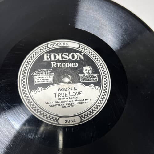 Venetian Instrumental Quartet - EDISON 80821 - True Love & Blessed Angel, Bend - Thumbnail 2