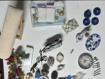 Huge Lot Dollhouse Miniature Accessories - Thumbnail 4