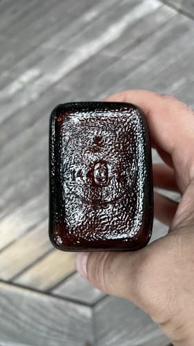 Antique Medicine Bottle Orange Amber Embossed Otis Clapp & Son Inc. - Thumbnail 5