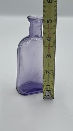 Amethyst Pharmacy W.T.C. (?) Bottle Old Purple Apothecary - Thumbnail 6