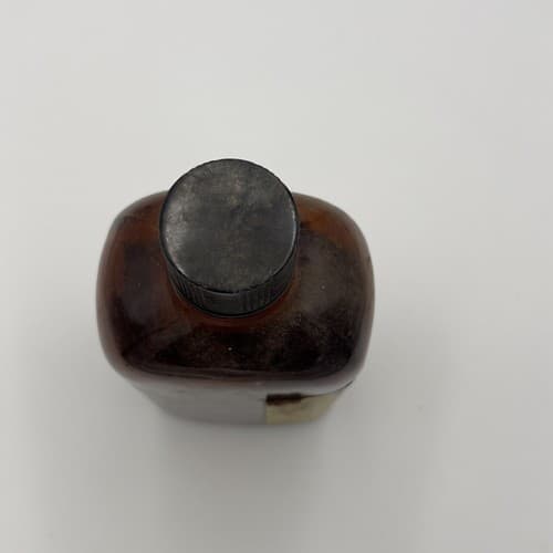 RARE Vintage CHOLEDYL ELIXIR Amber bottle EMPTY, NO Contents for display only - Thumbnail 5