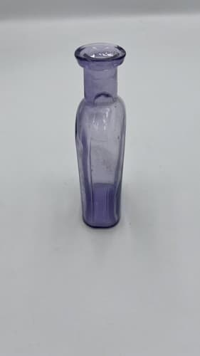 Amethyst Pharmacy W.T.C. (?) Bottle Old Purple Apothecary - Thumbnail 2