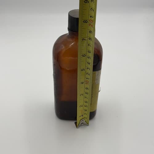 RARE Vintage CHOLEDYL ELIXIR Amber bottle EMPTY, NO Contents for display only - Thumbnail 6