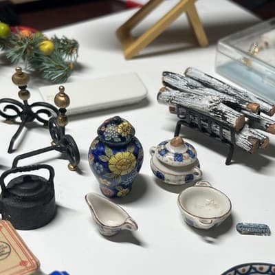 Huge Lot Dollhouse Miniature Accessories - Thumbnail 20