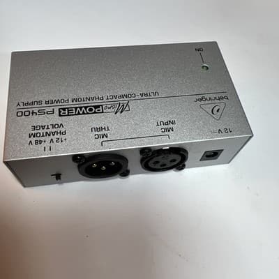 Behringer Micropower PS400 Ultra Compact Phantom Power Supply w XLR to 3.5mm - Thumbnail 3