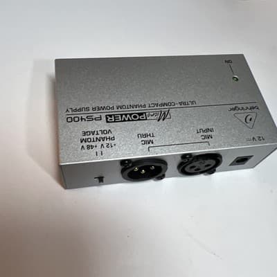 Behringer Micropower PS400 Ultra Compact Phantom Power Supply w XLR to 3.5mm - Thumbnail 2
