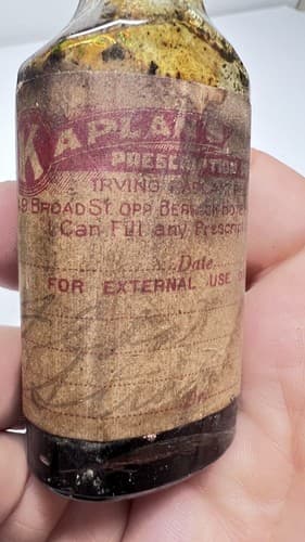 Antique Kaplan Pharmacy Bottle 3.5" - Thumbnail 6
