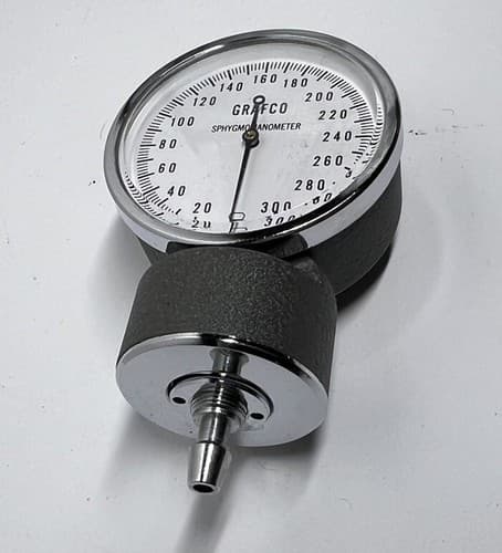 VINTAGE GRAFCO SPHYGMOMANOMETER BLOOD PRESSURE GAUGE DIAL ONLY - Thumbnail 3
