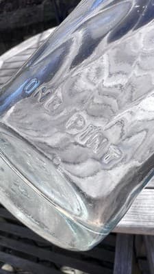 PEPSI COLA 16 oz Clear Twist Glass Bottle 1969 - Thumbnail 4