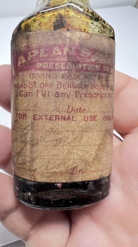 Antique Kaplan Pharmacy Bottle 3.5" - Thumbnail 5