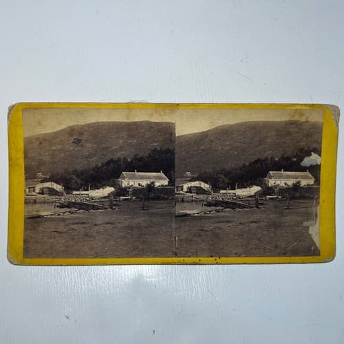 Storm King Hudson River H T Anthony Stereoview 19th century 4144