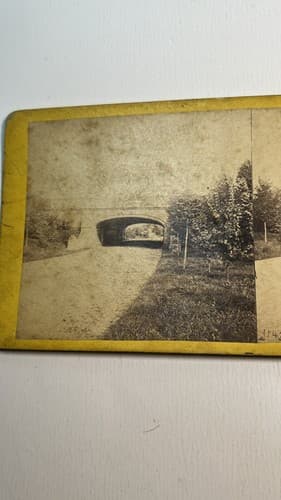 Archway over Bridle Road west of Playground NY E&HT Anthony Stereoview 1863 - Thumbnail 4