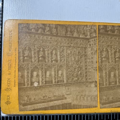 St. Ursula Church Cologne Germany Golden Chamber Stereoview Photo - Thumbnail 2