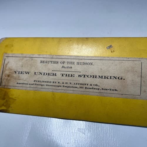 Storm King Hudson River H T Anthony Stereoview 19th century 4144 - Thumbnail 5
