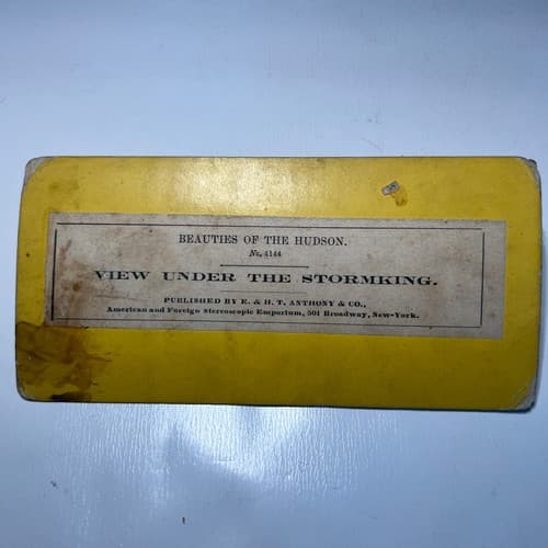 Storm King Hudson River H T Anthony Stereoview 19th century 4144 - Thumbnail 4