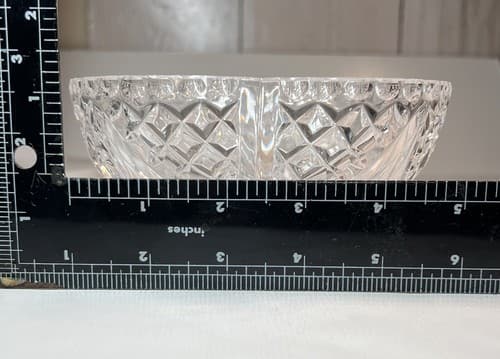 Vintage Lead Crystal Footed Candy Nut Dish Bowl, 5" x 2.75" - Thumbnail 7