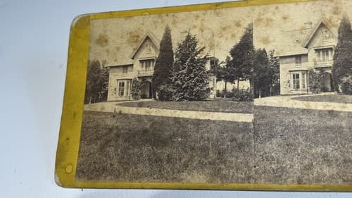 Idlewild, the Residence of N.P. Willis. Names: E. & H.T. Anthony Stereocard - Thumbnail 2
