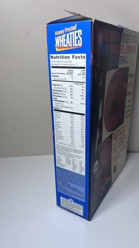 1997 MICHEAL JORDAN HONEY FROSTED WHEATIES BOX - Thumbnail 4