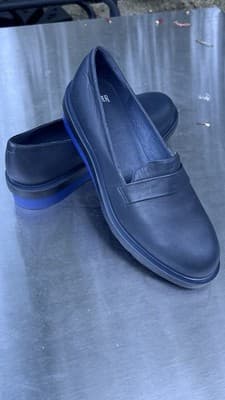Camper Marta Oxfords Shoes Womens Size 7 US 38 EU Blue Leather Platform - Thumbnail 12