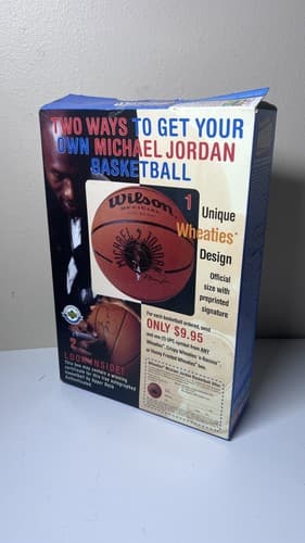 1997 MICHEAL JORDAN HONEY FROSTED WHEATIES BOX - Thumbnail 3