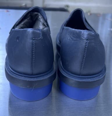 Camper Marta Oxfords Shoes Womens Size 7 US 38 EU Blue Leather Platform - Thumbnail 4