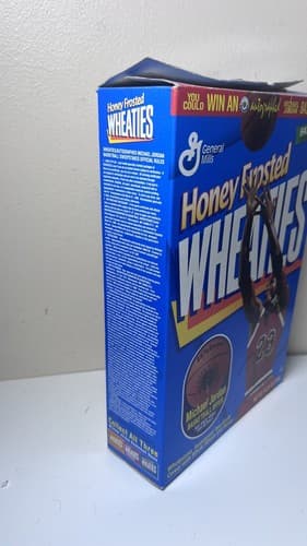 1997 MICHEAL JORDAN HONEY FROSTED WHEATIES BOX - Thumbnail 2