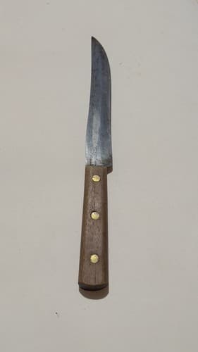 Vintage Anvil Hammered Carbon Steel Kitchen Chefs Knife Robeson RARE 8" BLADE - Thumbnail 7