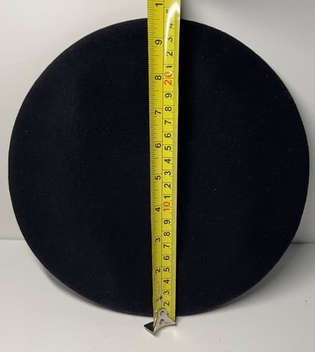 Vintage New Pebeo Super Luxe Pure Laine Impermeable Beret size 7 France - Thumbnail 4