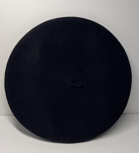Vintage New Pebeo Super Luxe Pure Laine Impermeable Beret size 7 France - Thumbnail 3