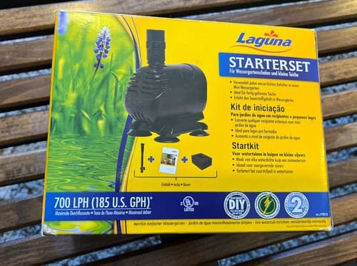 Laguna Container Garden - Small Pond Fountain Starter Kit- Indoor Water Fountain - Thumbnail 2
