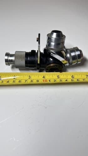 ANTIQUE CARL ZEISS NOSEPIECE MICROSCOPE PART 20259 AS PICTURED - Thumbnail 12