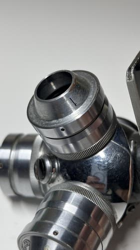 ANTIQUE CARL ZEISS NOSEPIECE MICROSCOPE PART 20259 AS PICTURED - Thumbnail 4