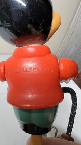 Disney's Vintage Mickey Mouse on Tricycle Gabriel Industries 1977 Action Toy - Thumbnail 5