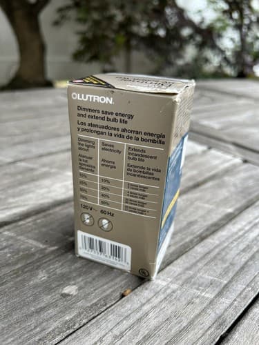 Lutron Diva Preset Dimmer Single Pole White 600W DV-600PR-WH NEW - Thumbnail 5