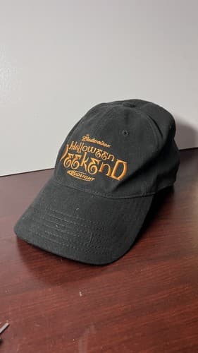 Budweiser Budlight Halloween Baseball Hat Mens Flex Cap L/XL - Thumbnail 2